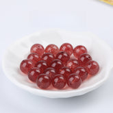 OZ DIY RD6006 Strawberry Quartz Loose Bead